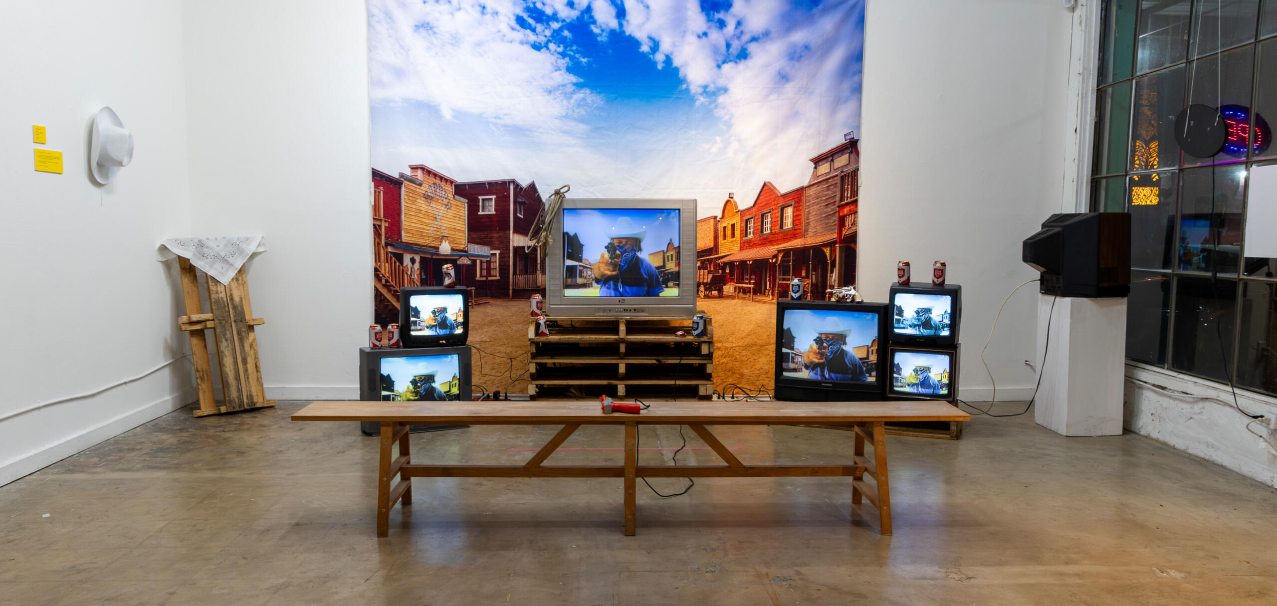 I’M NOT A COWBOY…, install shot, photo credit Carlos Ferrand 2024
